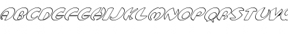 BeastlyHollowItalics Regular Font BeastlyHollowItalics Regular Font