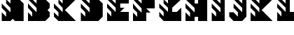 BeeMeX fat stripes Regular Font