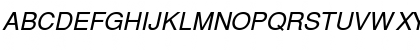 CyrillicHelvet Italic Font CyrillicHelvet Italic Font