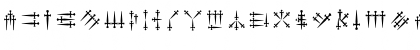 Daggers Alphabet Regular Font Daggers Alphabet Regular Font