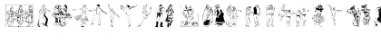 DancingPeople Regular Font DancingPeople Regular Font