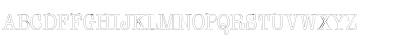 DatelineCondensedOutline Regular Font