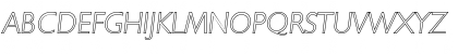 DavidBeckerOutline-ExtraLight Italic Font DavidBeckerOutline-ExtraLight Italic Font