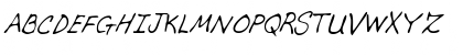 DeannasHand Italic Font DeannasHand Italic Font
