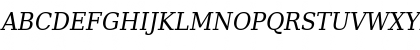 DejaVu Serif Condensed Italic Font DejaVu Serif Condensed Italic Font
