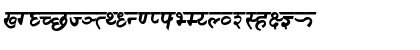 DevanagariDelhiSSK BoldItalic Font DevanagariDelhiSSK BoldItalic Font