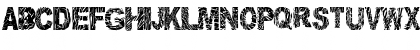 Disorted and Scratchy Regular Font Disorted and Scratchy Regular Font