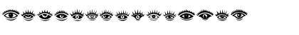 Eyez Regular Font Eyez Regular Font