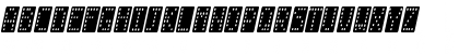 Domino smal kursiv Regular Font