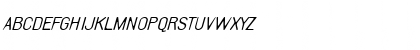 Draft Plate Italic Font
