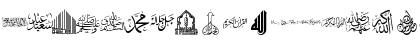 font islamic color Regular Font font islamic color Regular Font