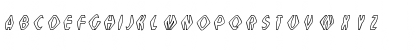 Dross04HollowSlanted Regular Font Dross04HollowSlanted Regular Font