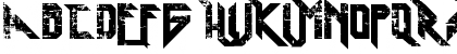 Heavy Metal Blight Regular Font Heavy Metal Blight Regular Font
