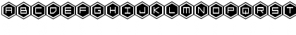 HEX:gon Staggered 2 Regular Font HEX:gon Staggered 2 Regular Font