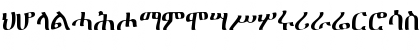 EthiopicTimesSSK Regular Font