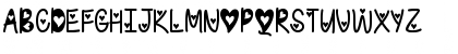 I Found My Valentine Hearted Regular Font