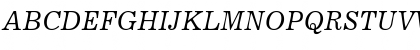 Exemplary Italic Font