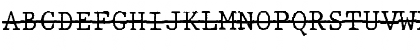 JMH Typewriter mono Over Regular Font