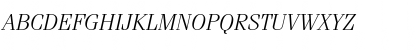 FeniceLightITC Italic Font FeniceLightITC Italic Font