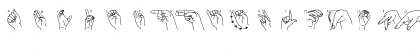 FingerSigning Regular Font