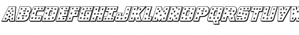 Knievel 3D Italic Italic Font