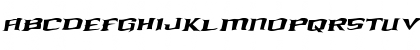 Kreature Kombat Warped Italic Italic Font