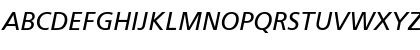 Frutiger Italic Font