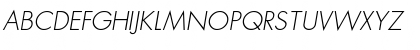 Futura ICG LightOblique Font Futura ICG LightOblique Font