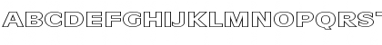 FZ BASIC 1 HOLLOW EX Normal Font FZ BASIC 1 HOLLOW EX Normal Font