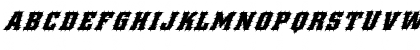 FZ BASIC 53 SPIKED ITALIC Normal Font
