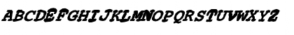 FZ BASIC 54 MANGLED ITALIC Normal Font