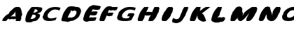 FZ BASIC 55 MANGLED ITALIC Normal Font