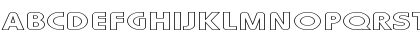 FZ BASIC 7 HOLLOW EX Normal Font