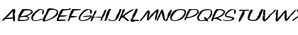 FZ HAND 2 MANGLED ITALIC Normal Font