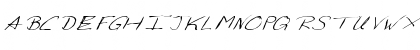 FZ HAND 24 MANGLED ITALIC Normal Font FZ HAND 24 MANGLED ITALIC Normal Font