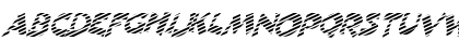 FZ JAZZY 11 STRIPED ITALIC Normal Font FZ JAZZY 11 STRIPED ITALIC Normal Font