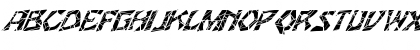 FZ JAZZY 12 CRACKED ITALIC Normal Font