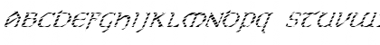 FZ JAZZY 31 STRIPED ITALIC Normal Font