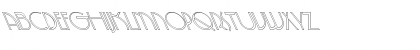 FZ JAZZY 5 HOLLOW LEFTY Normal Font FZ JAZZY 5 HOLLOW LEFTY Normal Font