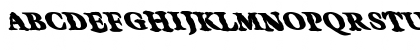 FZ ROMAN 25 MANGLED LEFTY Normal Font