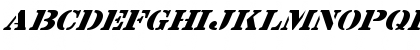 FZ UNIQUE 25 ITALIC Normal Font