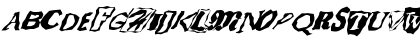 FZ WACKY 50 ITALIC Normal Font FZ WACKY 50 ITALIC Normal Font