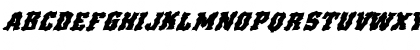 FZ WACKY 67 ITALIC Normal Font