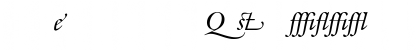 GalliardAltCC Regular Font