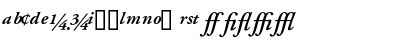 GaramondProSSK SemiBoldItalic Font GaramondProSSK SemiBoldItalic Font