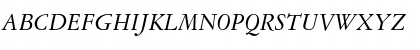 GaramondThree RomanItalic Font