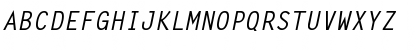 GE Monograph Fixed Width Bold Italic Font