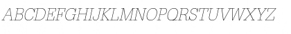 Glypha LT Thin Italic Font