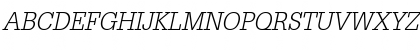 Glypha45-Light LightItalic Font Glypha45-Light LightItalic Font