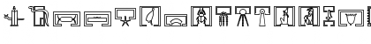 GlyphExtLibZ Bold Font GlyphExtLibZ Bold Font
